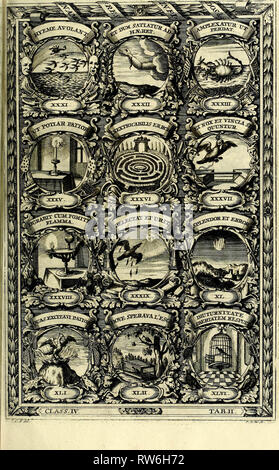 'Symbolographia, sive de arte symbolica sermones septem" (1702) Foto Stock