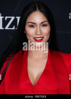 HOLLYWOOD, Los Angeles, CA, Stati Uniti d'America - MARZO 04: Stephanie Pastore arriva alla Premiere mondiale di Marvel Studios 'Captain Marvel" tenutasi presso l'El Capitan theater il 4 marzo 2019 a Hollywood e Los Angeles, California, Stati Uniti. (Foto di Xavier COLLIN/Image Press Agency) Foto Stock