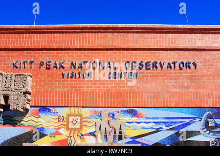 Il centro visitatori al Kitt Peak National Observatory in Arizona Foto Stock