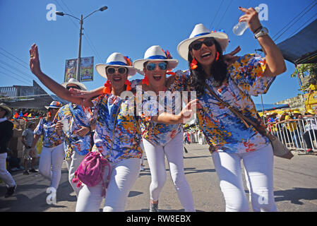 Barranquilla il carnevale (Spagnolo: Carnaval de Barranquilla) è uno della Colombia le più importanti manifestazioni folcloristiche, e uno dei più grandi carniva Foto Stock