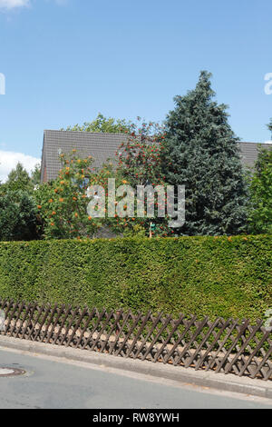 Moderno edificio residenziale, una casa unifamiliare, Achim, Bassa Sassonia, Germania Foto Stock