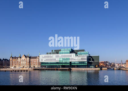 Architettura danese DAC del centro di Copenhagen, Danimarca Foto Stock