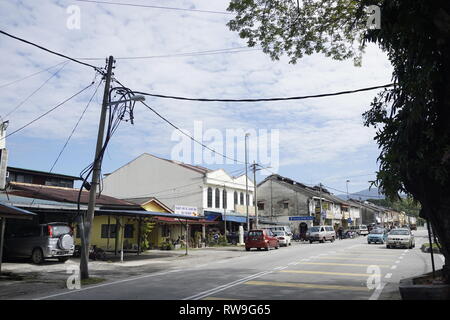Rasa, una piccola e tranquilla cittadina situata in Selangor, Malaysia Foto Stock