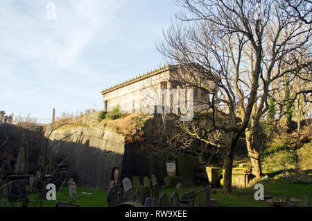 L'oratorio e St James's cimitero Liverpool Foto Stock