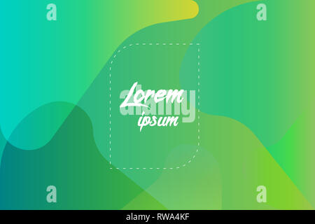 Ondulata sfondo geometrico forma. Colore gradiente geometrico. Sfondo in stile minimalista Foto Stock