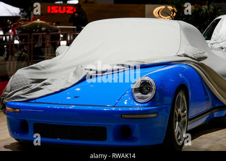 Premere prima giornata al Motor Show di Ginevra, Ginevra, Svizzera Foto Stock