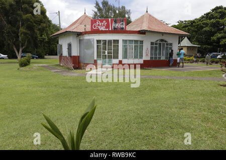 Una meta esclusiva da non perdere, Mahebourg è un villaggio sulla costa sud-orientale di Mauritius. Il paese è ricco di storia e cultura, Foto Stock