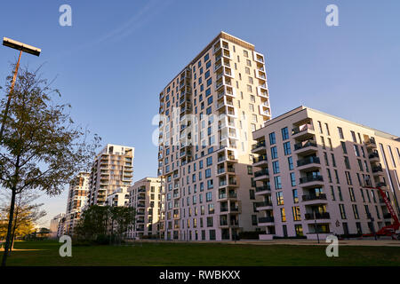 DUSSELDORF, Germania - circa ottobre, 2018: Dusseldorf paesaggio urbano, Foto Stock