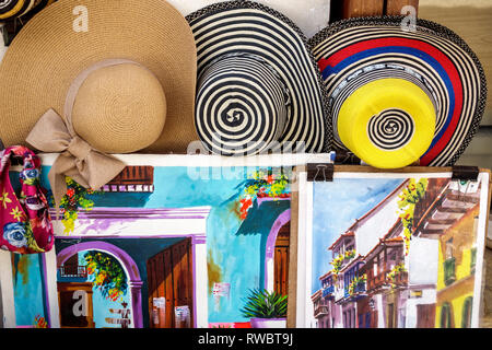 Cartagena Colombia, shopping shopper acquirenti negozio negozi mercati di mercato di vendita di acquisto, vendita al dettaglio negozi business business business business, prodotto prod Foto Stock