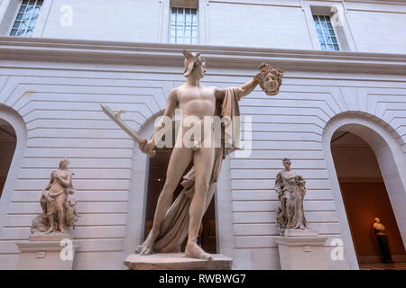 Perseo con la testa di Medusa di Antonio Canova, il Metropolitan Museum of Art, Manhattan, New York STATI UNITI D'AMERICA Foto Stock