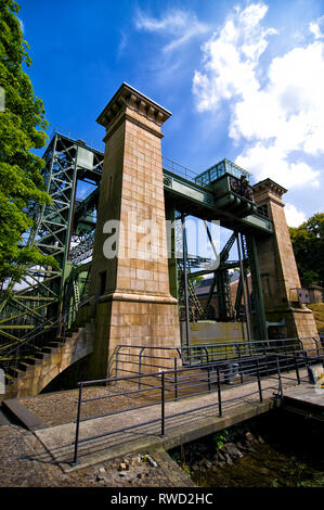 Historisches Schiffshebewerk am Dortmund-Ems-Kanal Henrichenburg Foto Stock