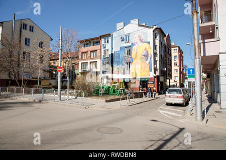 Sofia, Bulgaria - Marzo 04, 2019: Vista di Bacho Kiro Street a Sofia, Bulgaria. Foto scattata su: Marzo 04th, 2019 Foto Stock