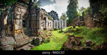 Rovine di Preah Khan. Foto Stock