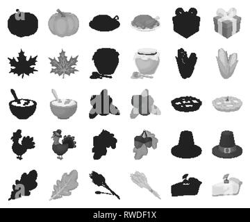 Accessori,ghiande,l'arte,attributi,Black,monocromatico, bundle,Canada,canadian,raccolta mais,,cranberry,custom,giorno,design,entertainment,bandiera,cibo,divertente,dono,hat,holiday,miele,icona,immagine,isolato,foglie,logo,maple,purea,national,oak,torta pellegrino,patate,zucca,torrefatto,impostare,escursioni,segno,dolci,il simbolo,ringraziamento,tradizione,Turchia,vettore,web,frumento vettori vettore , Illustrazione Vettoriale