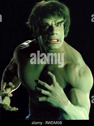 LOU FERRIGNO, l'Incredibile Hulk, 1978 Foto Stock