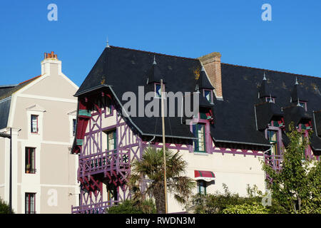 Saint-Malo, casa tradizionale, Bretagne, Bretagna Ille-et-Vilaine, Francia, Europa Foto Stock
