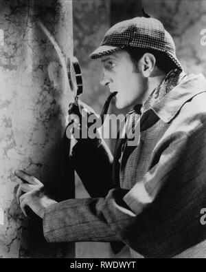 BASIL RATHBONE, le avventure di Sherlock Holmes, 1939 Foto Stock