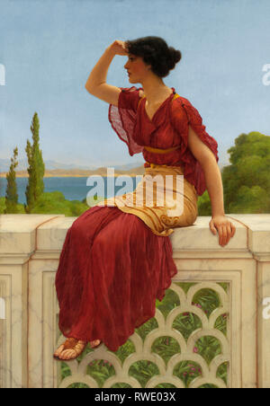 Il segnale; John William Godward (inglese, 1861 - 1922); 1899; Olio su tela; Digital Image courtesy of Getty aperto contenuto Programma. Foto Stock