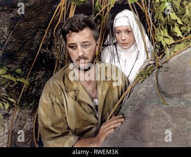 MITCHUM,Kerr sa il cielo il sig. ALLISON, 1957 Foto Stock