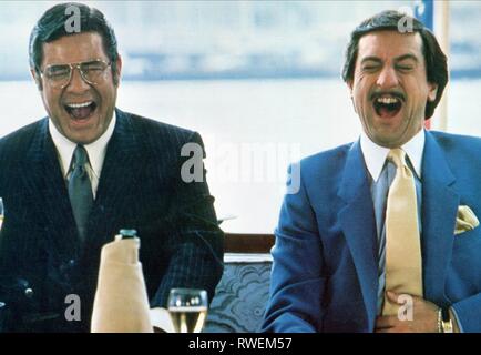 JERRY LEWIS,Robert De Niro, il re della commedia, 1982 Foto Stock