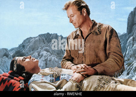 BRICE,BARKER, WINNETOU: L'ultimo colpo: WINNETOU - 3. TEIL, 1965 Foto Stock