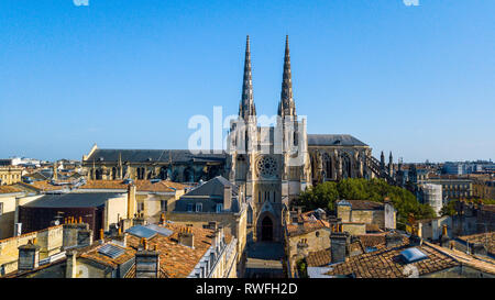 Cattedrale di Bordeaux, Cathédrale Saint-André de Bordeaux, Bordeaux, Francia Foto Stock