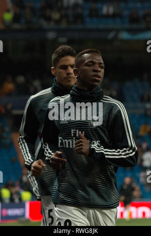 Madrid, Spagna. 05 Mar, 2019. Vinicius. Credito: Jorge Gonzalez/Pacific Press/Alamy Live News Foto Stock