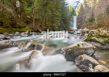 Brandywine Falls, vicino a Whistler, British Columbia, Canada Foto Stock
