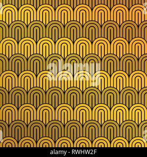 Abstract di lusso giallo senape e il modello nero del modello di cerchio di sfondo. È possibile utilizzare per inserzione, stampa cover design. illustrazione eps vettoriali10 Illustrazione Vettoriale