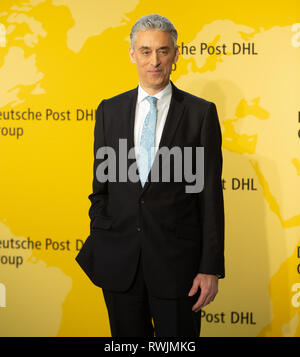 Bonn, Germania, 7 marzo 2019, Deutsche Post DHL Group, bilancio news conferenza: CEO Frank Appel. Credito: Juergen schwarz/Alamy Live News Foto Stock