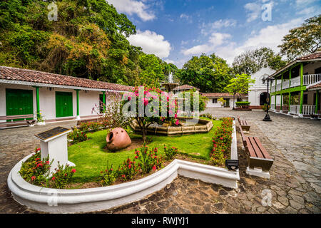 Vista mi Pueblito vecchio villaggio coloniale della città di Panama Panama Foto Stock