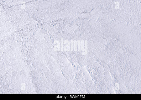Pianura di neve sul mare ghiacciato, vista dall'alto. Consistenza naturale e lo sfondo Foto Stock