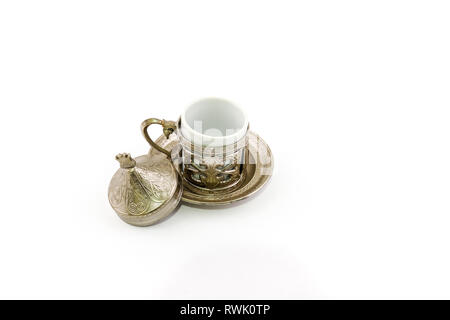Tradizionale turca Set caffè Foto Stock