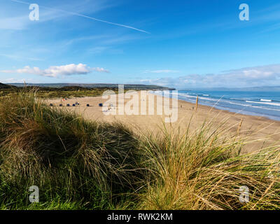 Portstewart Beach, l'Irlanda del Nord; contea di Londonderry, Irlanda Foto Stock