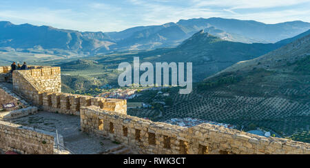 Santa Catalina Castello; Jaen, Spagna Foto Stock