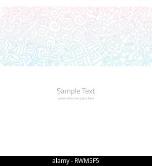 Vettore sfondo ornati con spazio di copia Illustrazione Vettoriale