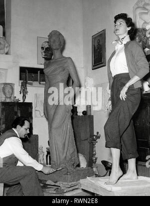 Ava Gardner, "Barefoot Contessa' (1954) United Artists Riferimento File # 33751 571THA Foto Stock