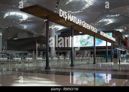 Nuova Istanbul International Airport Terminal, Istanbul terzo aeroporto Foto Stock