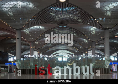 Nuova Istanbul International Airport Terminal, Istanbul terzo aeroporto Foto Stock