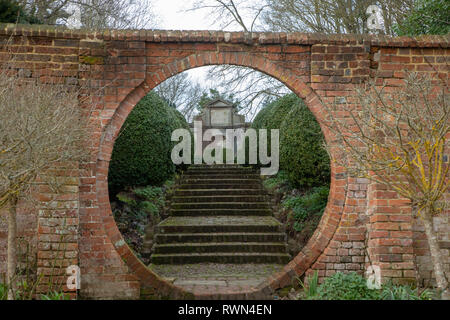 West casa verde giardino, Thackham's Lane, vicino Hartley Wintney, gancio Hampshire RG27 8JB Foto Stock