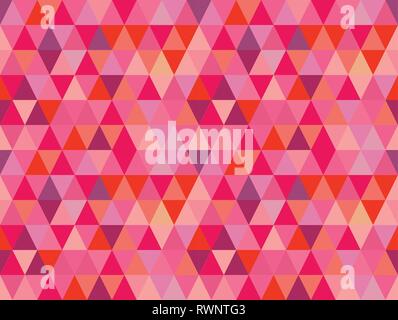 Vector colorato forme geometriche seamless pattern sfondo. Illustrazione Vettoriale