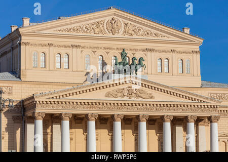 Teatro Bolshoi di Mosca, Russia Foto Stock