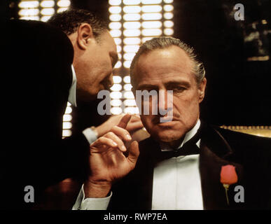 MARLON BRANDO, il padrino, 1972 Foto Stock