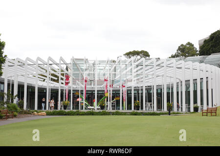 Il Calice del Royal Botanic Garden di Sydney. Foto Stock