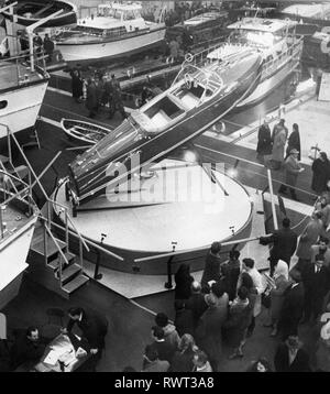 Salone Nautico Internazionale di Genova, il salone nautico internazionale di Genova, 1963 Foto Stock