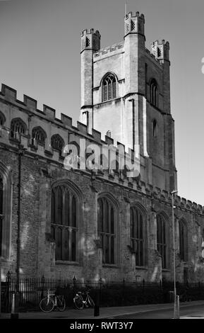 Grande chiesa di Santa Maria, King's Parade Cambridge Foto Stock