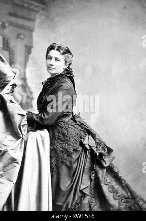 VICTORIA WOODHULL (1838-1927) American womens' suffragio leader nel 1872 Foto Stock