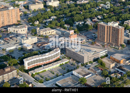 Antenna, Università di Winnipeg, Winnipeg, Manitoba Foto Stock