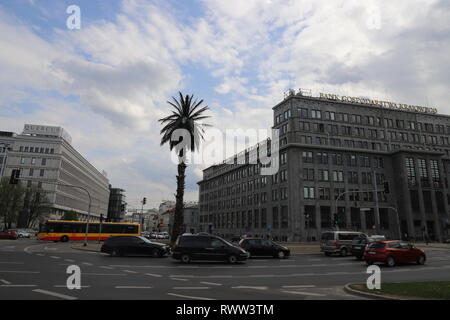 Rondo Charles'a de Gaulle a Varsavia Foto Stock