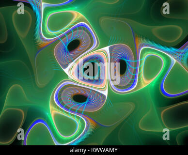 Abstract cellule ingrandita sfondo, immagine. Geometrica, forme organiche. Uno splendido sfondo per il substrato. Foto Stock